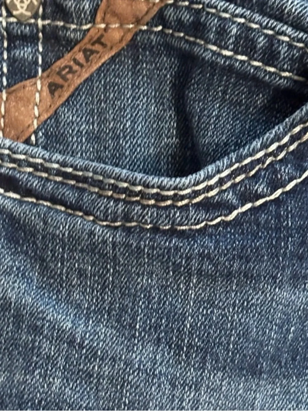 Ariat Men's M7 Silverton Dark Blue Straight Leg Jeans - Picture 3 of 16